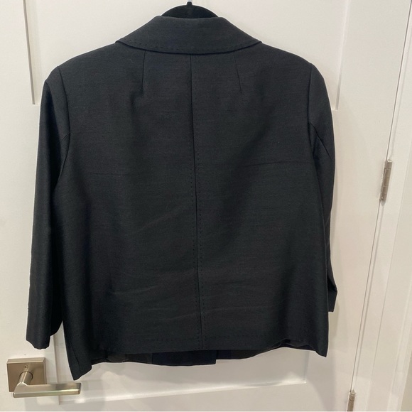 H&M Black Sumner Blazer with 3/4 sleeves Size 14 - Picture 3 of 4